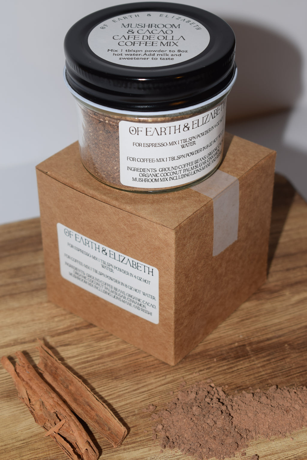 Functional Mushroom Coffee Mix - Café De Olla & Cacao 2oz