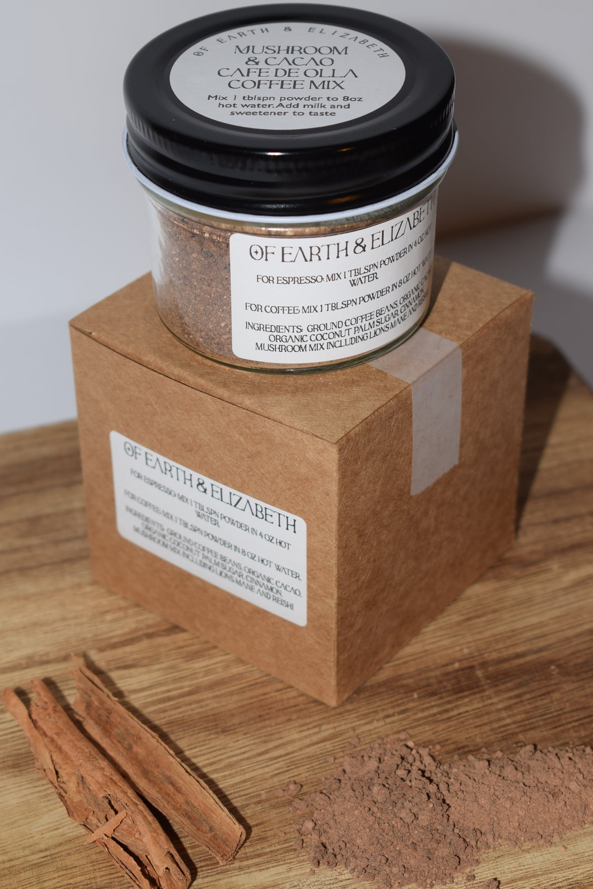 Functional Mushroom Coffee Mix - Café De Olla & Cacao 2oz