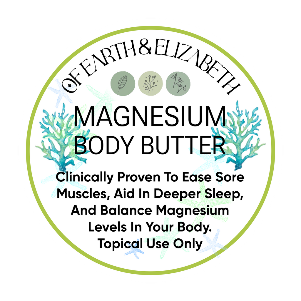 Magnesium Oil Topical Spray & Body Butter Collection | Pain Relief |Skin Soothing | Sleep Aid
