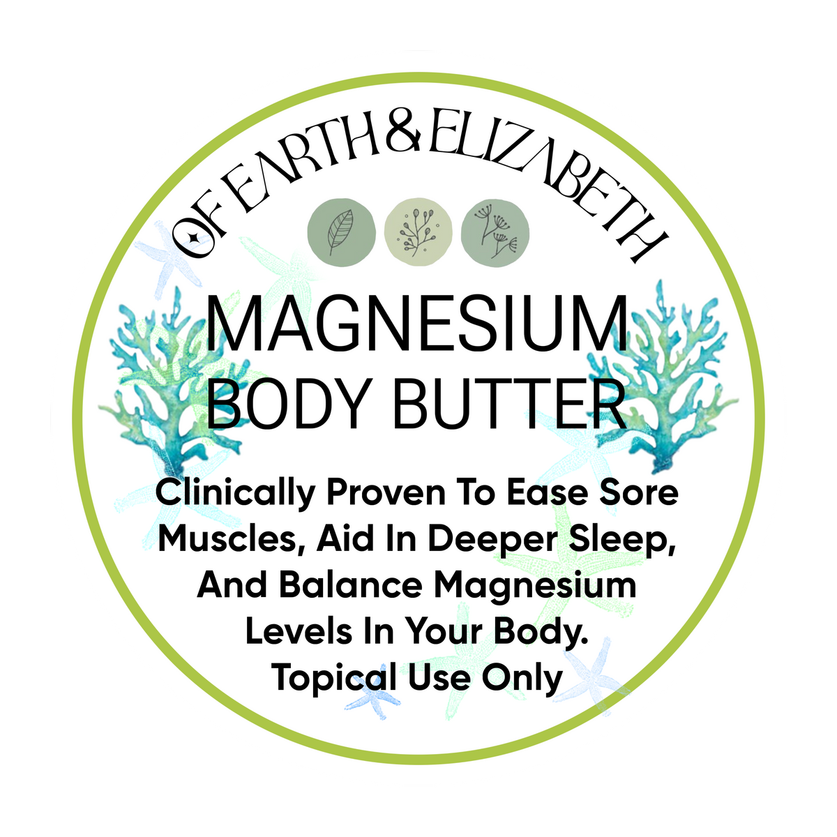 Magnesium Oil Topical Spray & Body Butter Collection | Pain Relief |Skin Soothing | Sleep Aid