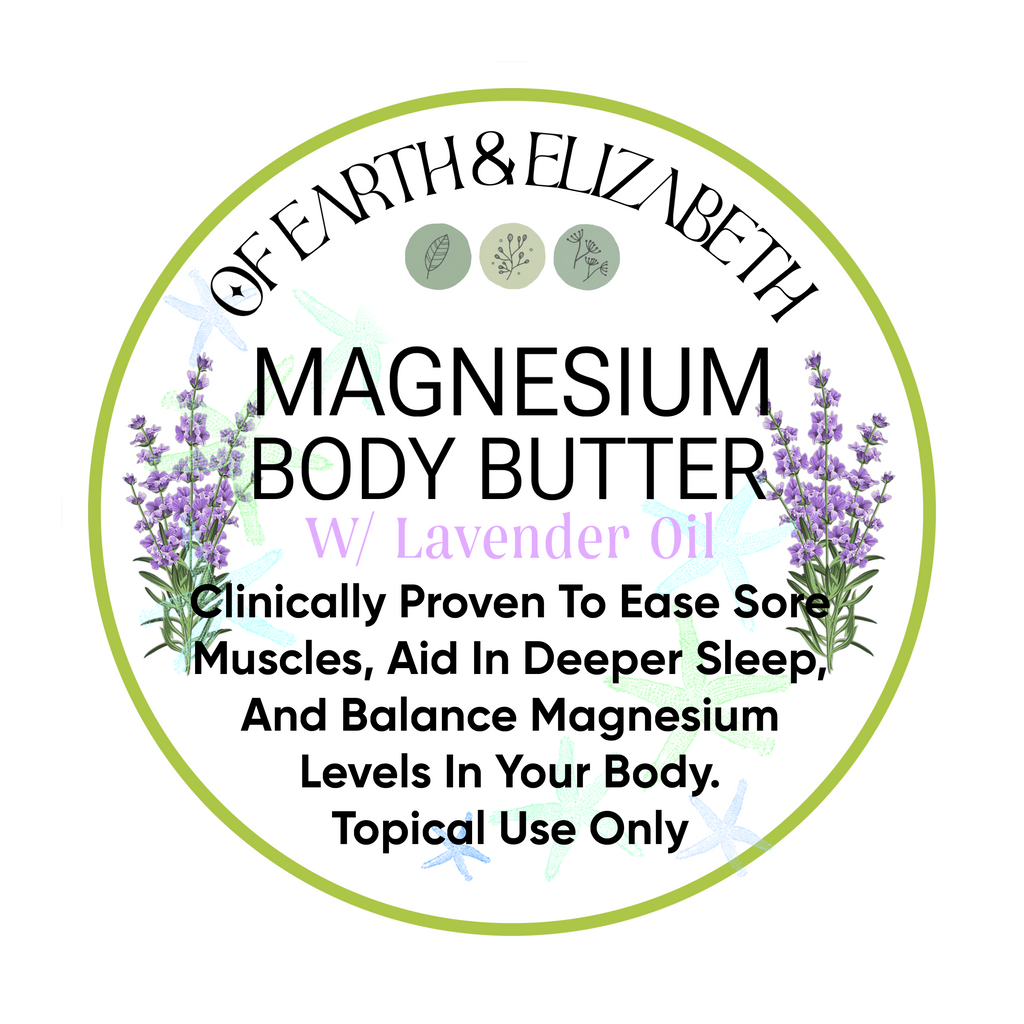 Magnesium Oil Topical Spray & Body Butter Collection | Pain Relief |Skin Soothing | Sleep Aid