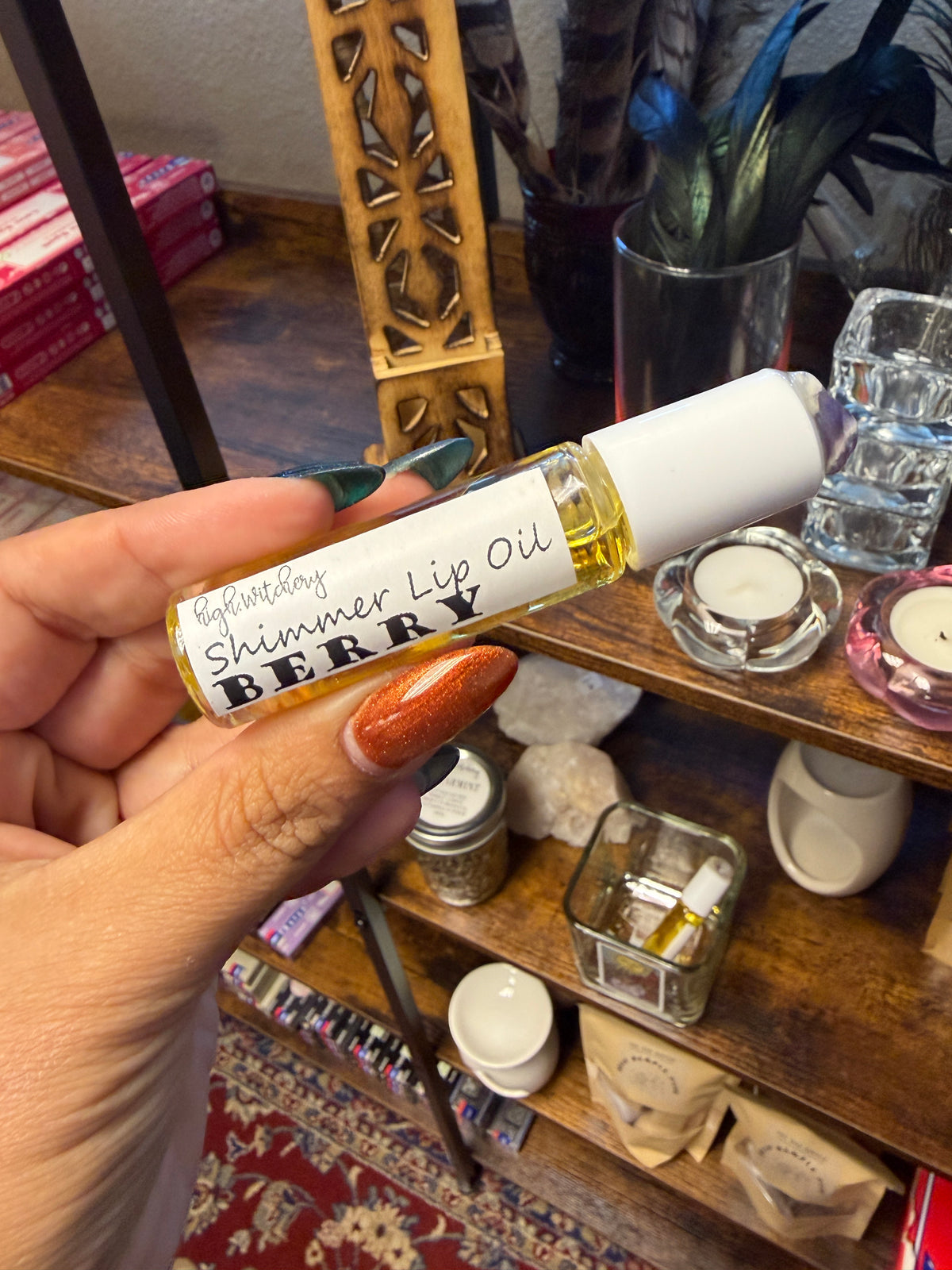 Shimmer Lip Oil- Berry Blast