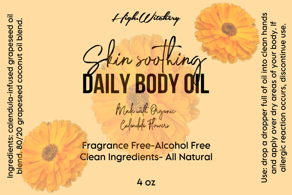 Dry Skin & Eczema Relief Oil- Our World-Famous Calendula Oil